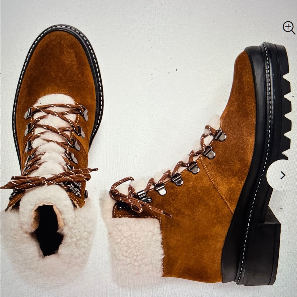 Almond split suede boots - Picture 3 of 5